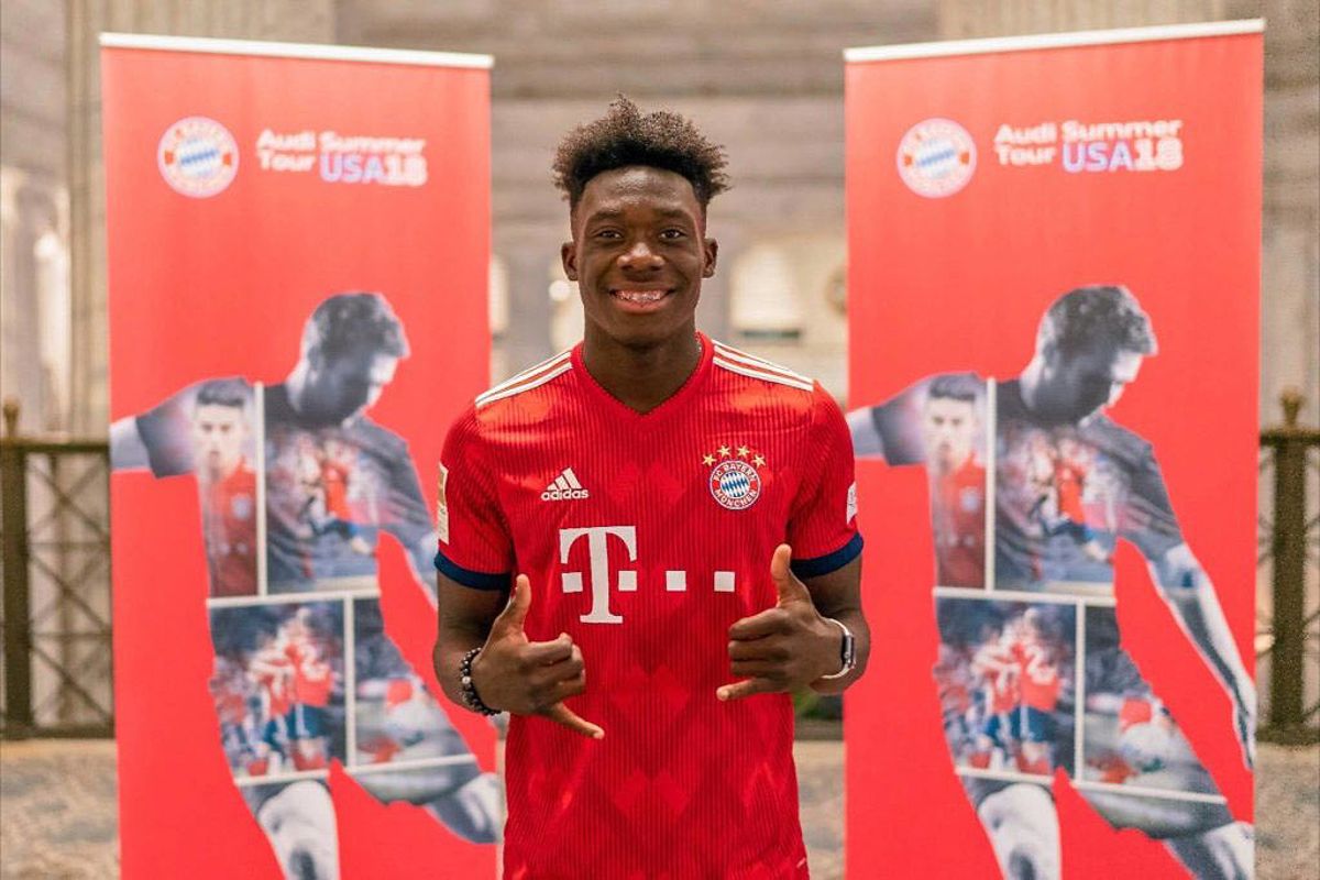 Alphonso Davies - Hậu vệ cánh trái tài năng của Bayern Munich