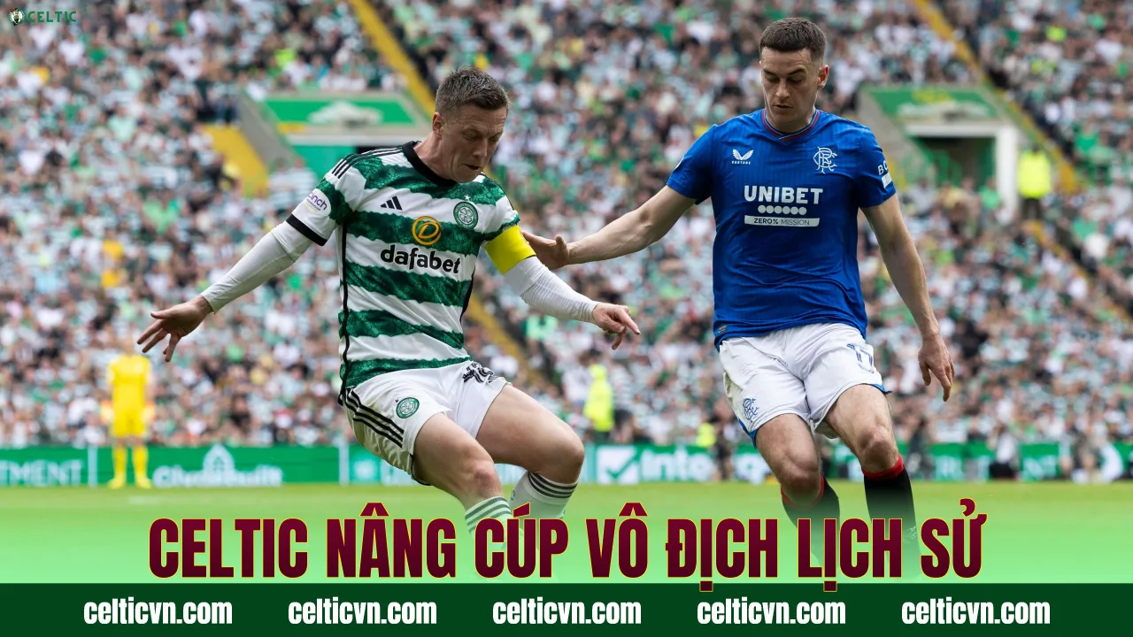 Celtic nâng cúp vô địch lịch sử