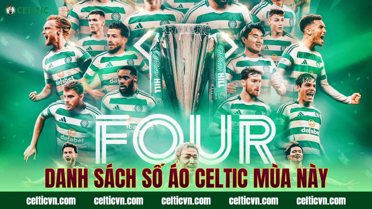 Danh sách số áo Celtic mùa này