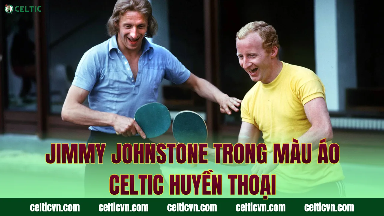 Jimmy Johnstone trong màu áo Celtic huyền thoại