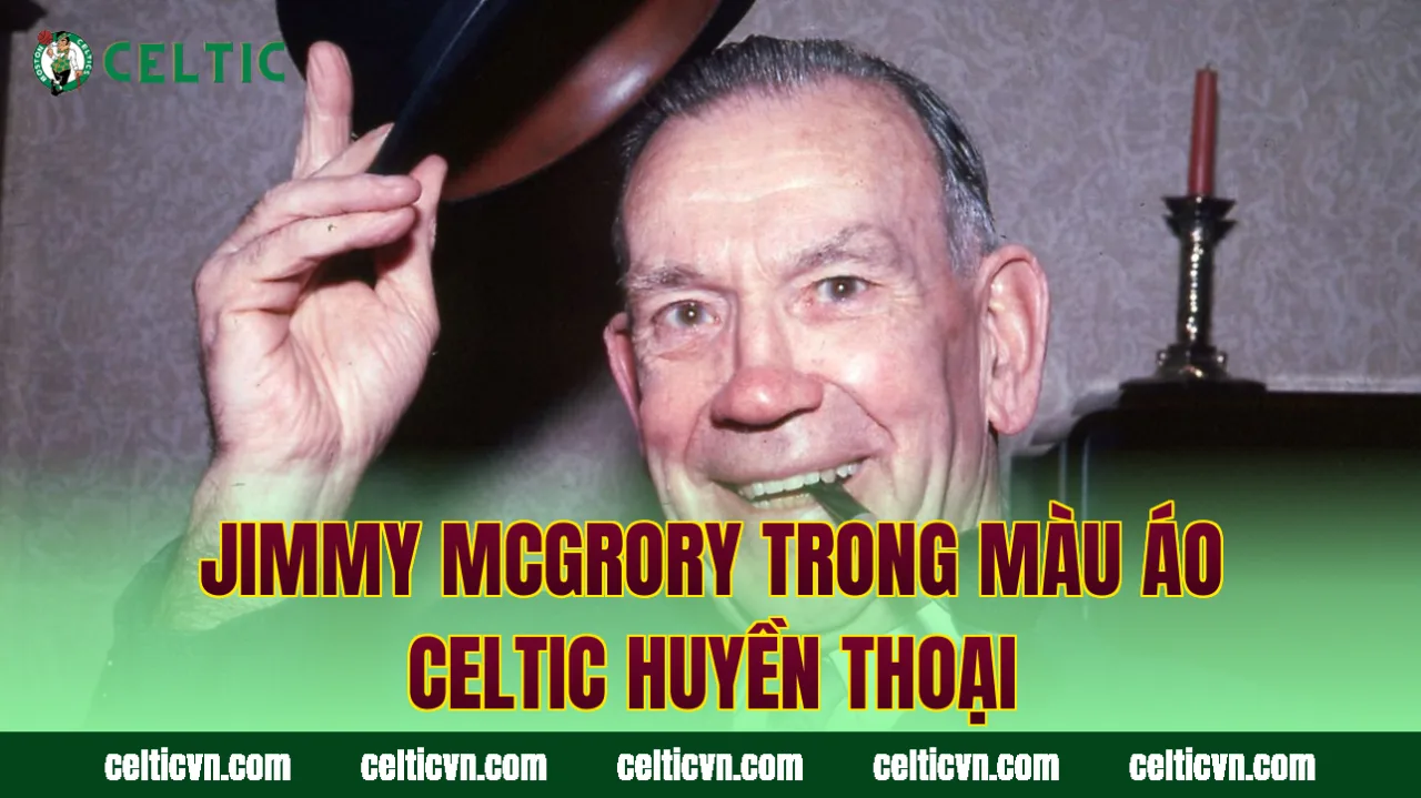 Jimmy McGrory trong màu áo Celtic huyền thoại