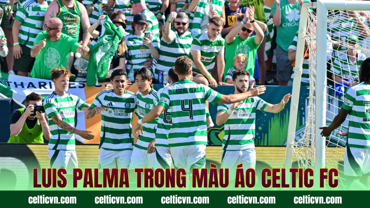 Luis Palma trong màu áo Celtic FC