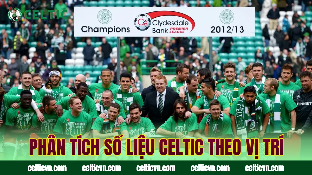 Phân tích số liệu Celtic theo vị trí