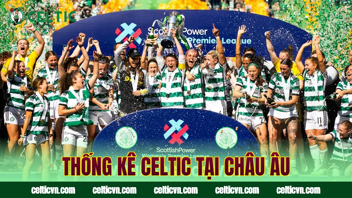 Thống kê Celtic tại châu Âu